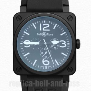 Replica Bell And Ross Instruments Automatic 46mm BR01-94 Black Dial Men's