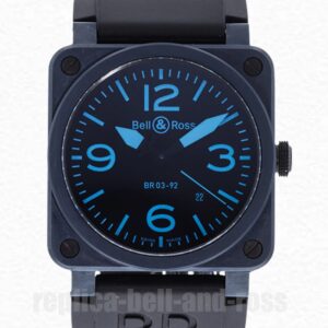 Replica Bell And Ross Instruments BR03-92 42mm Men's Automatic Blue Dial