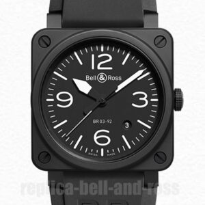 Replica Bell And Ross Instruments Automatic BR03-92 Men's Black Dial 42mm