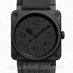 Replica Bell And Ross Instruments BR03-92 Men's 42mm Automatic Black Dial